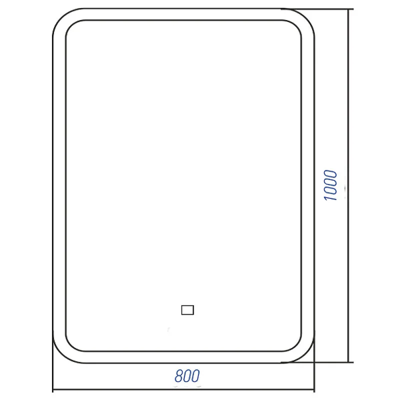 Зеркало Silver Mirrors Стив ФР-00001800 белый