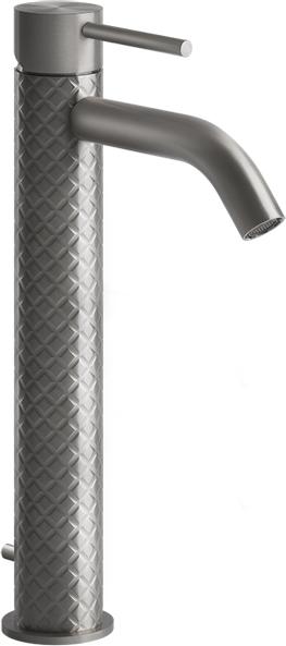 Смеситель для раковины Gessi 316 Intreccio 54104#239, steel brushed