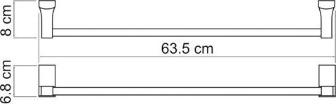 Держатель полотенец Wasserkraft Leine 5030