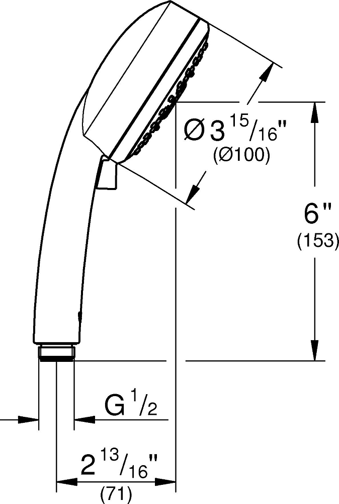 Душевая лейка Grohe Tempesta Cosmopolitan 27575002