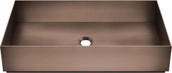 Раковина накладная 60 см Gessi 316 54606#708, copper brushed PVD