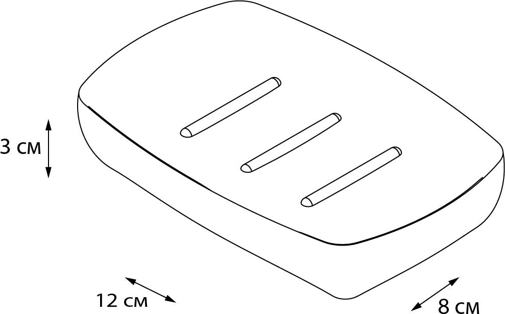 Мыльница Fixsen Balk FX-270-4 бежевый