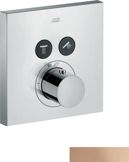 Термостат для душа Axor ShowerSelect 36715300, красное золото