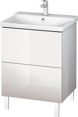 Тумба под раковину 62 см Duravit L-Cube LC660002222,белая