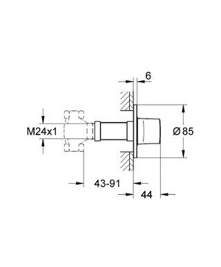 Смеситель для душа Grohe Ondus 19444LS0 белый