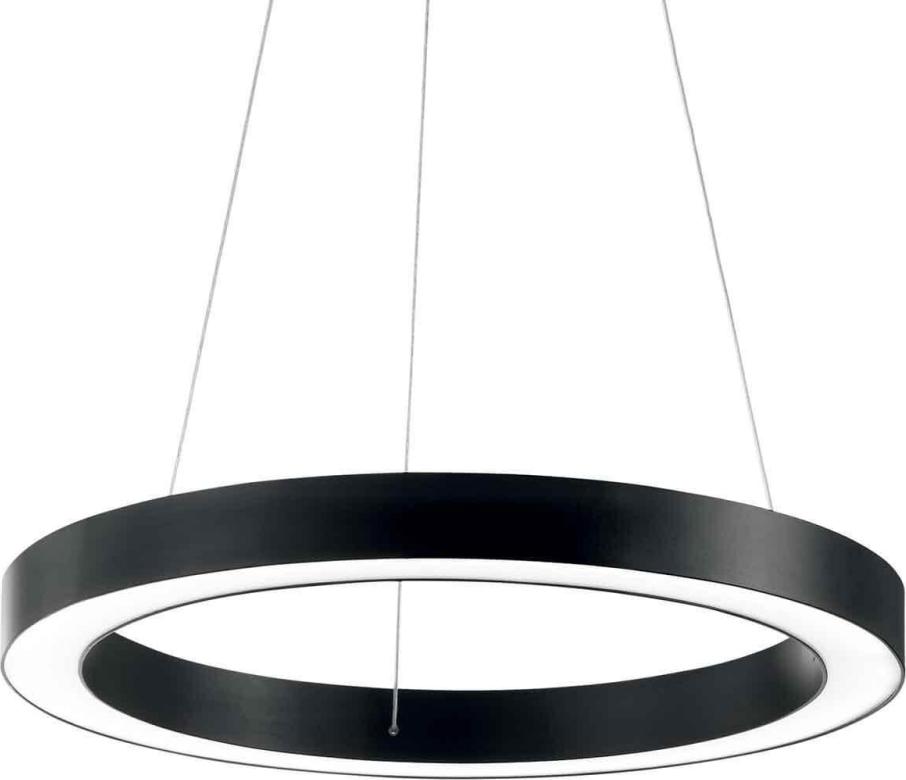 Подвесной светодиодный светильник Ideal Lux Oracle D60 Round Nero 222103