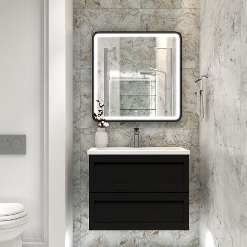 Тумба под раковину Kerama Marazzi Plaza Classic Neo 80 PL.CN.80.1+1\WHT.M Белая матовая