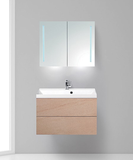 Тумба для комплекта BelBagno REGINA-800-2C-SO-RB-BLUM rosso basalto