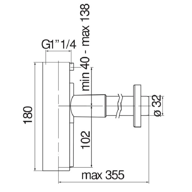 Сифон для раковины Nobili AV00107/10FLP черный