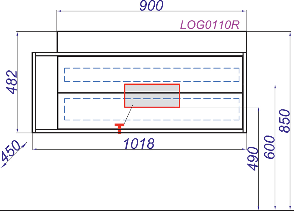 Тумба под раковину Aqwella Clarberg Logic 100 R LOG0110R белый