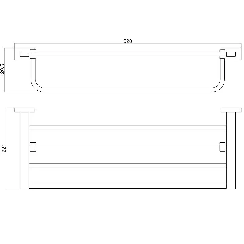 Полка Belz B903 B90324 черный