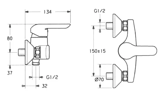 Комплект смесителей 3в1 Hansa Vantis 52402273/52433203/52450103 хром