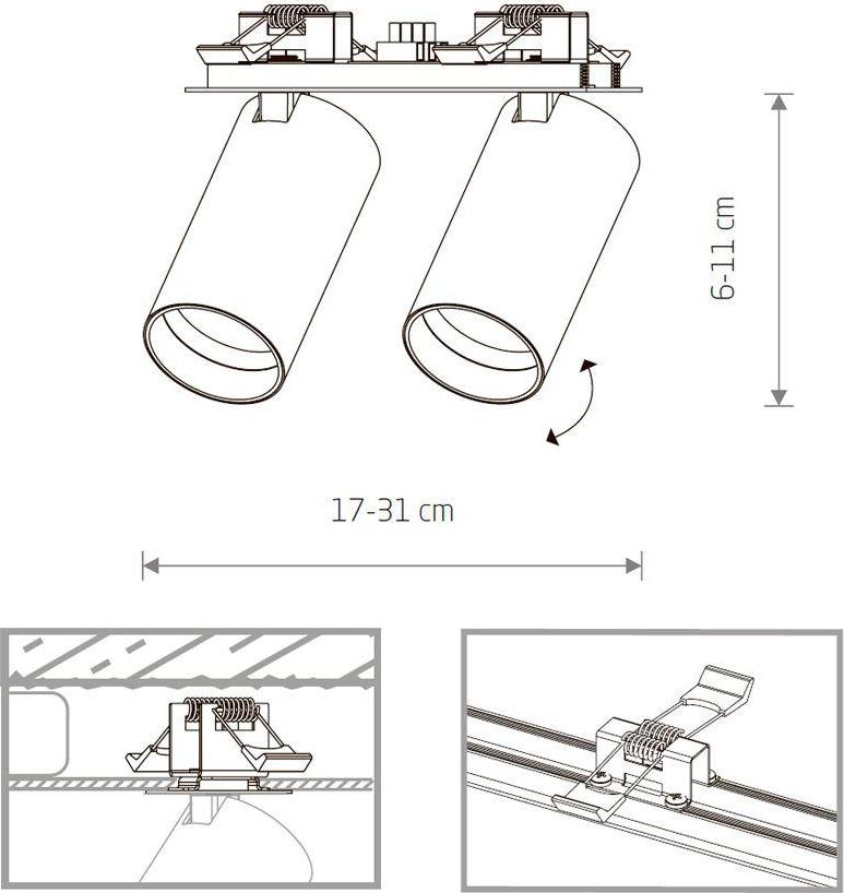 Встраиваемый спот Nowodvorski Mono Surface 7828