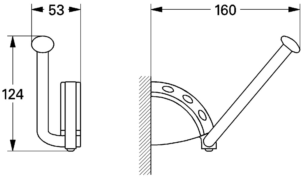 Держатель для запасных рулонов Grohe Sentosa 40245001