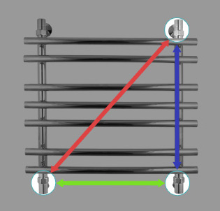 Полотенцесушитель водяной Energy Ideal 60x50