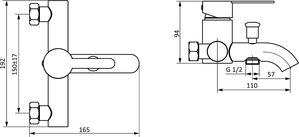 Комплект для ванной STWORKI Стокгольм HFDB97000 + HFSG10000 + HFSG02100 + HFSG02100