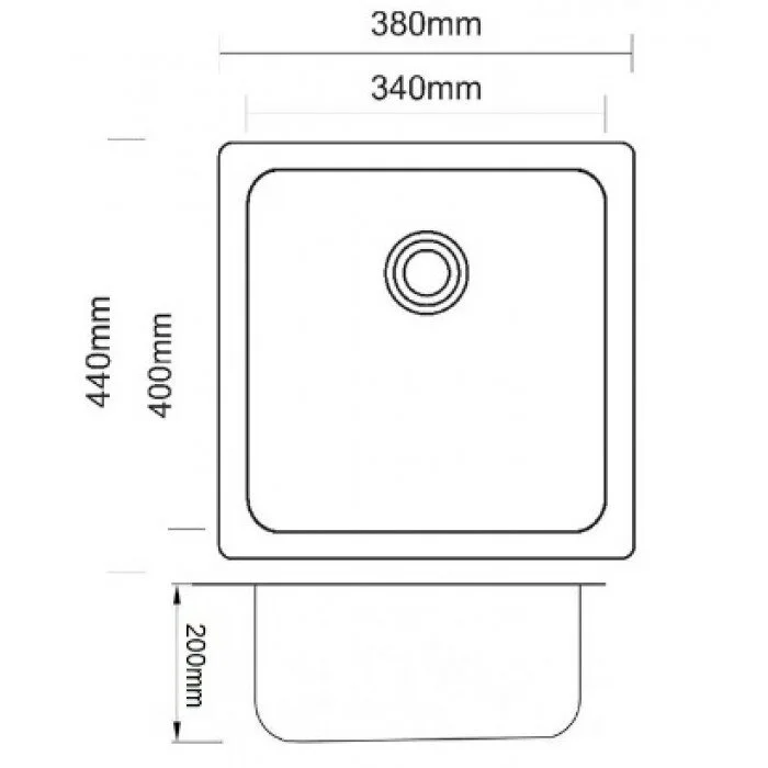 Кухонная мойка Zorg PVD Grafit SZR 4438 GRAFIT черный