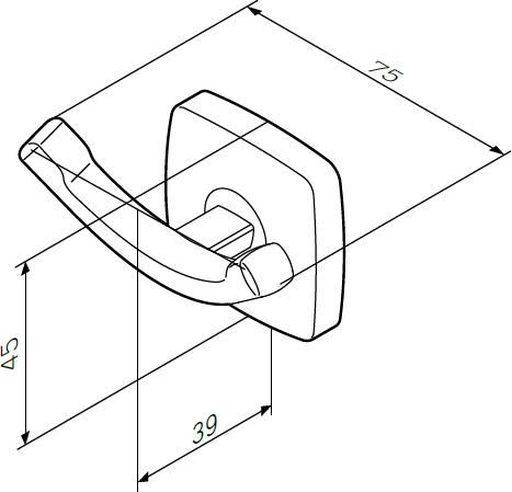 Крючок для полотенец Am.Pm Gem A9035600