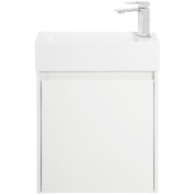 Тумба под раковину BelBagno KRAFT MINI-500/260-1A-SO-BO-L 50 см левая, Bianco Opaco