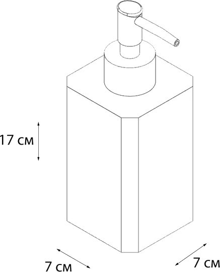 Дозатор для жидкого мыла Fixsen Dony FX-232-1, белый / хром