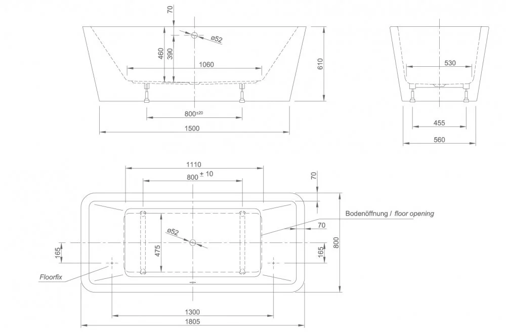 Акриловая ванна Knief Aqua Plus 0100-085-06 белый