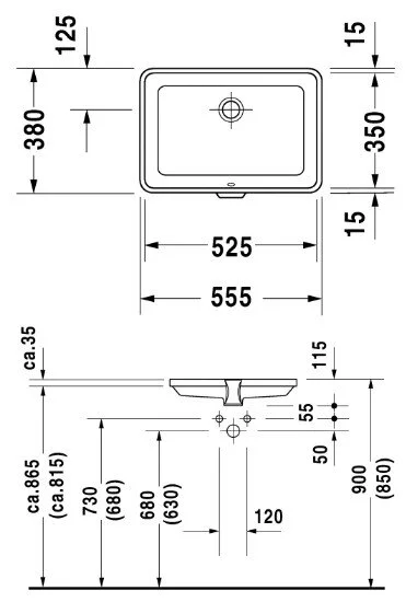 Раковина Duravit 2nd Floor 316530000 белый