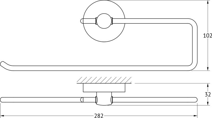 Полотенцедержатель Ellux Elegance ELE 062