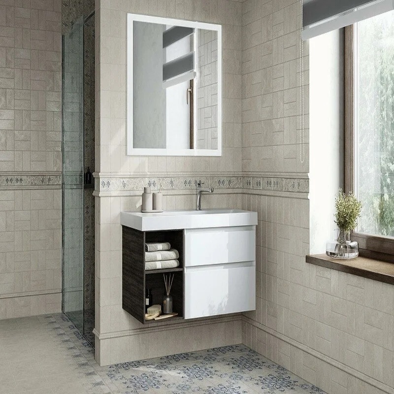 Тумба под раковину Kerama Marazzi Cubo CUB.90Lh\WHT.M белый