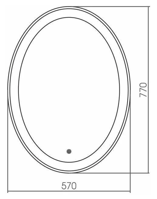 Зеркало Grossman Galaxy 857770 белый