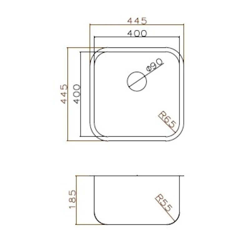 Кухонная мойка Grandex Aqua Select 2003331 золото