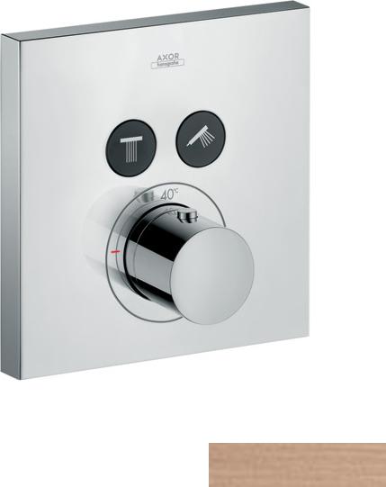 Термостат для душа Axor ShowerSelect 36715310, красное золото