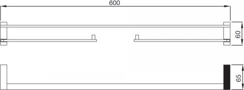 Полотенцедержатель Artize Duos DUO-CHR-62711