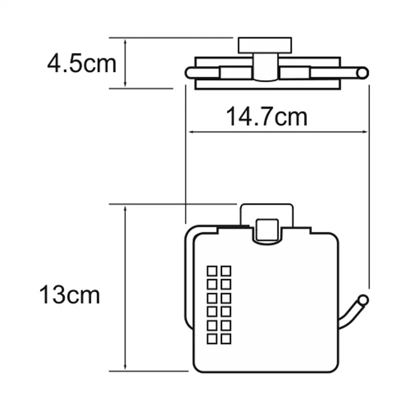 Держатель туалетной бумаги WasserKRAFT Dill К-3900 K-3925 хром