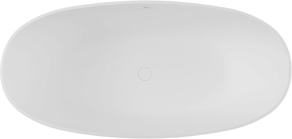 Ванна из искусственного камня Allen Brau Krion Oval 170x80 2.35003.21 белый матовый