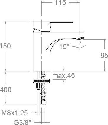 Смеситель Ramon Soler Rs-Q 930102 для раковины