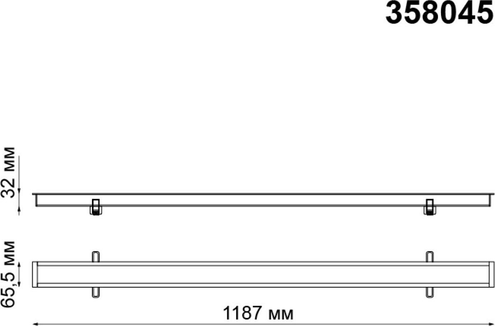 Встраиваемый светодиодный светильник Novotech Iter 358045