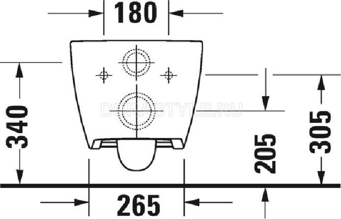 Подвесной унитаз Duravit Viu 2511090000