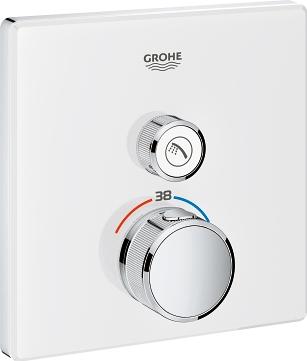 Термостат Grohe Grohtherm SmartControl 29153LS0 для душа белая луна