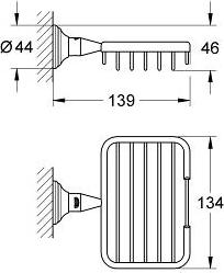 Полочка Grohe Essentials Authentic 40659001