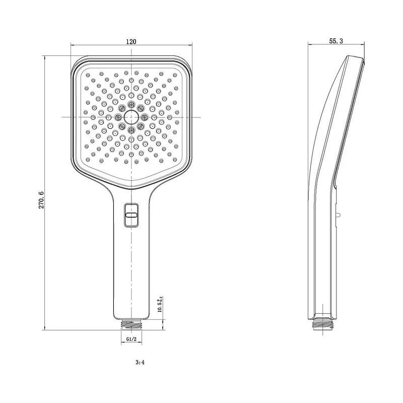 Душевая система Vincea Inspire VSFW-3I21MT4GM серый