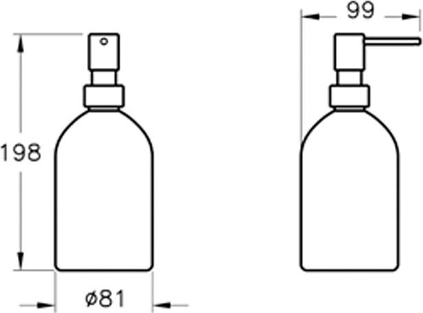 Дозатор для жидкого мыла Vitra Origin A44891, черный хром