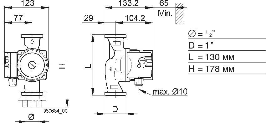 Циркуляционный насос Biral MX 13-4