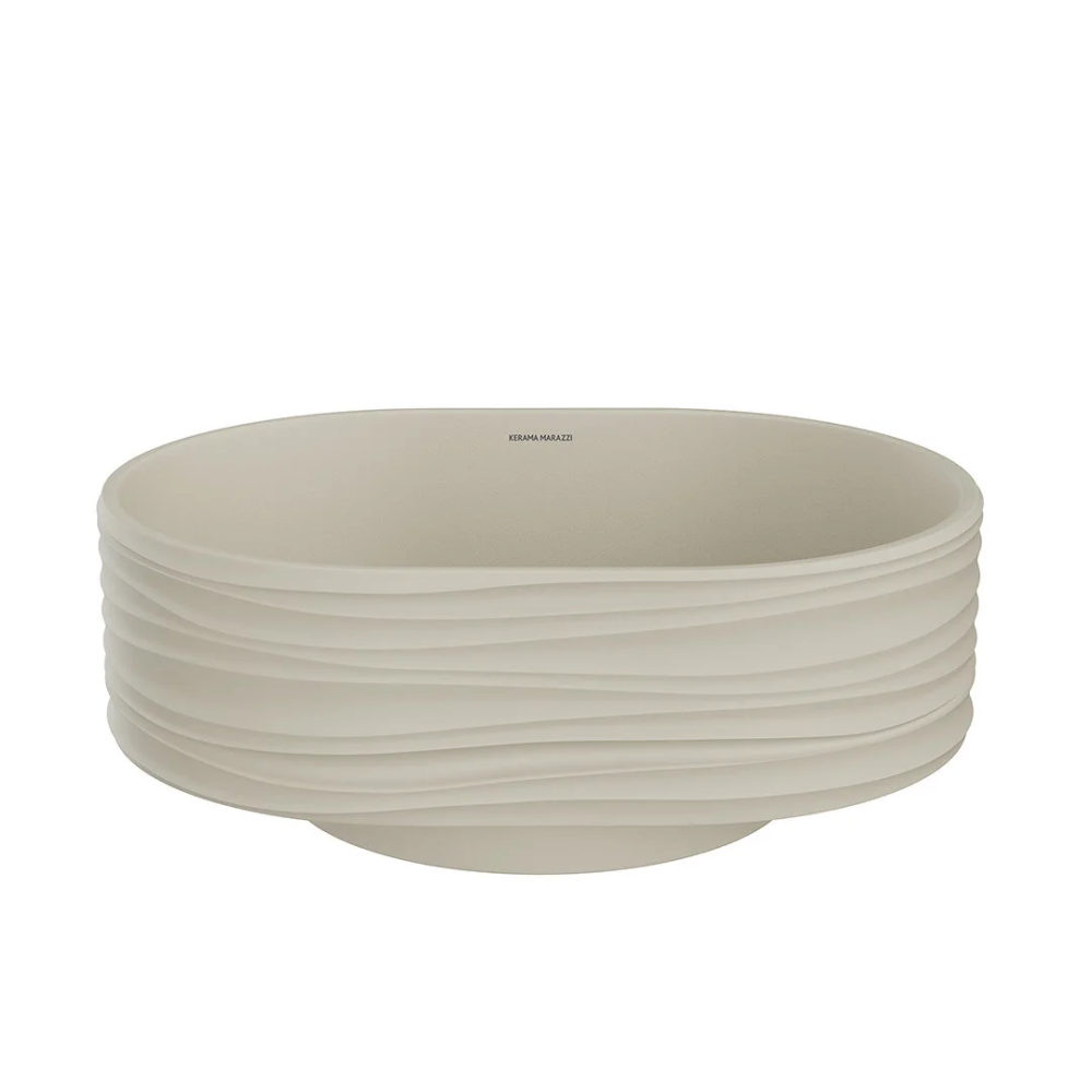 Раковина накладная Kerama Marazzi Artbasin SA.wb.50.SAN бежевый