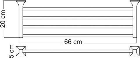 Полка для полотенец Wasserkraft Wern 2511