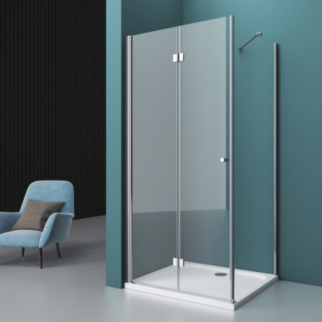 Душевой уголок BelBagno ALBANO-ASH-1-100/80-C-Cr