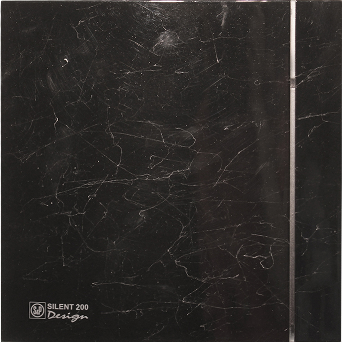 Вытяжной вентилятор Soler&Palau Silent 200 CZ Design-4C marble black 5 сменных полосок