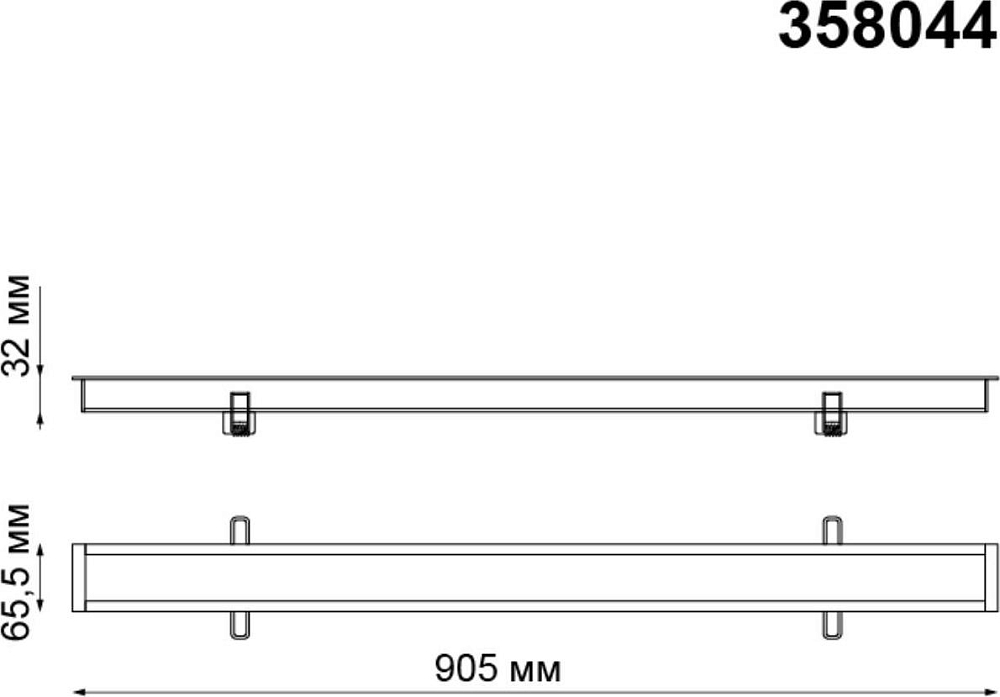 Встраиваемый светодиодный светильник Novotech Iter 358044