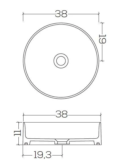 Раковина накладная Galassia SmartB SmartB 7405 белый