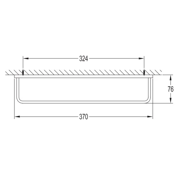 Полотенцедержатель Omnires Darling DA70230BL черный