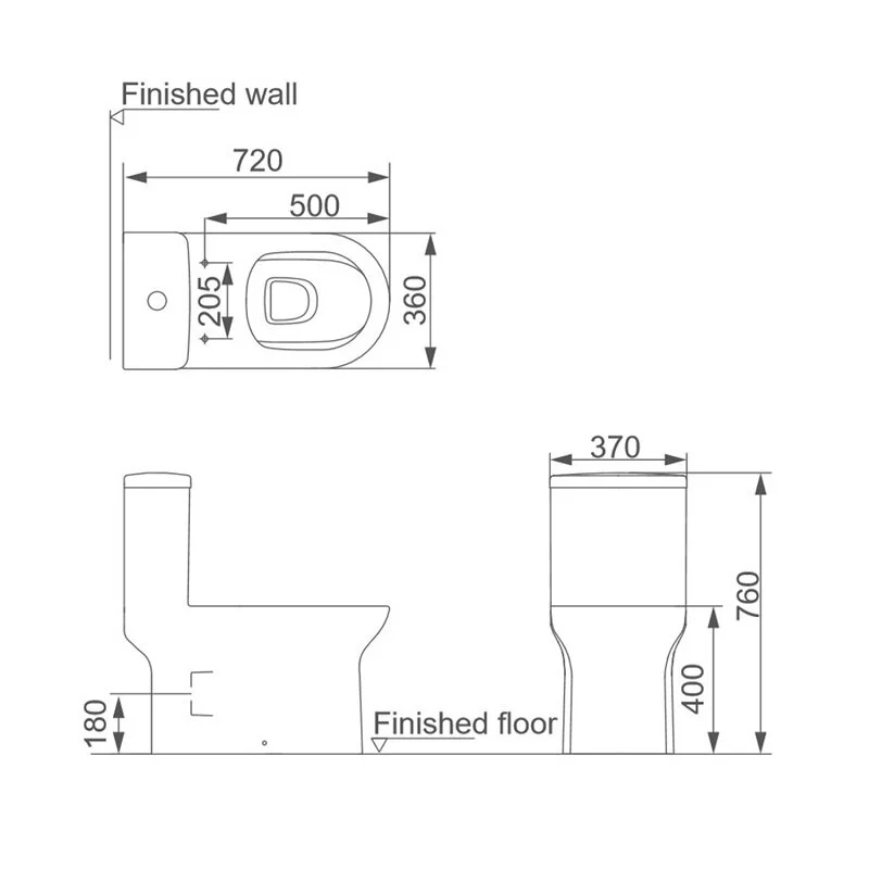 Унитаз-моноблок Comforty, безободковый, сиденье с микролифтом, белый, 00-00014868 (CF3C6329P)